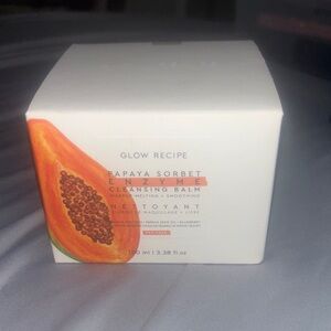 Glow Recipe Papaya Sorbet Enzyme Balm with Orange Papaya Design